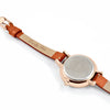 Amalfi Petite Vegan Leather Rose Gold/White/Tan Watch Hurtig Lane Vegan Watches