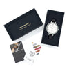 Amalfi Petite Vegan Leather Silver/White/Black Watch Hurtig Lane Vegan Watches
