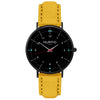 Moderna Vegan Suede Watch All Black & Berry - Hurtig Lane - sustainable- vegan-ethical- cruelty free