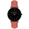 Moderna Vegan Tweed Watch All Black & Grey - Hurtig Lane - sustainable- vegan-ethical- cruelty free