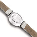 Moderno Vegan Leather Watch Silver, Black & Cloud Watch Hurtig Lane Vegan Watches