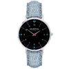 Moderna Vegan Suede Watch Silver, Black & Sand Watch Hurtig Lane Vegan Watches