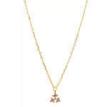 Vistosa Trio Gold Necklace- Champagne Necklaces Hurtig Lane 