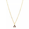 Vistosa Trio Gold Necklace- Champagne Necklaces Hurtig Lane 