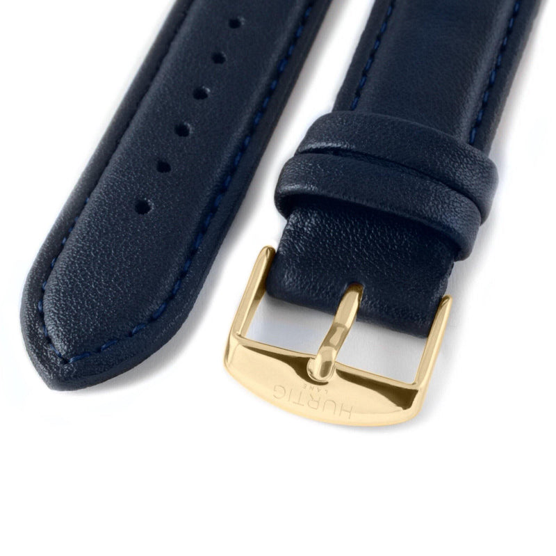 vegan leather blue strap 