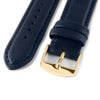 blue vegan leather strap