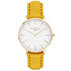 Hymnal Vegan Watch Suede Gold, White & Berry Watch Hurtig Lane Vegan Watches