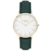 Hymnal Vegan Watch Suede Gold, White & Camel Watch Hurtig Lane Vegan Watches