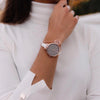 Amalfi Petite Vegan Leather Rose Gold/Grey/White Watch Hurtig Lane Vegan Watches