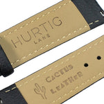 Neliö Square CACTUS Leather Watch Gold, White & Black Watch Hurtig Lane Vegan Watches